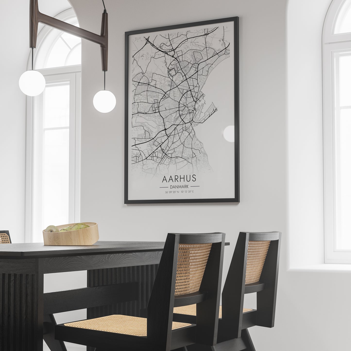 Aarhus Map Poster