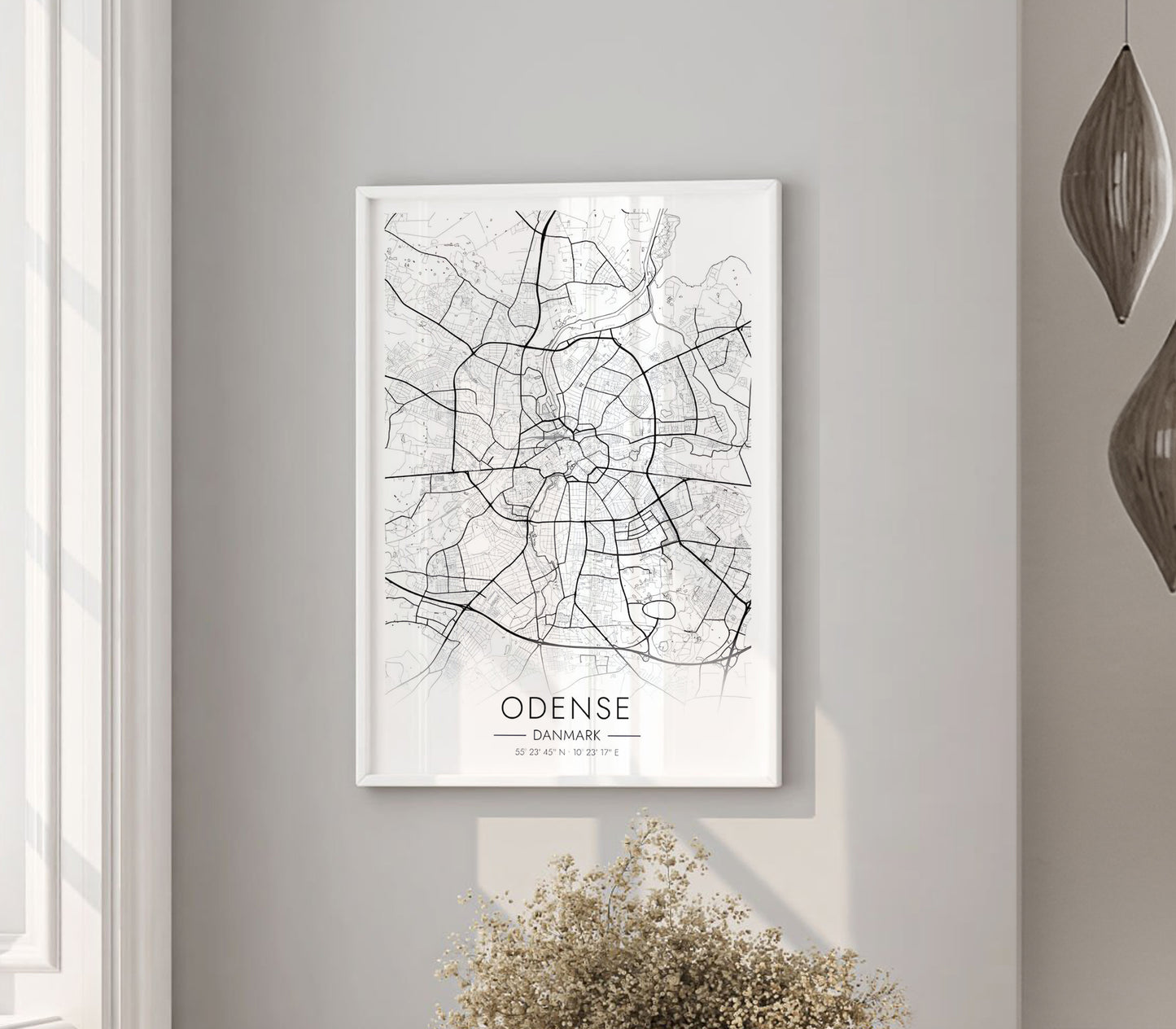 Odense Map Poster