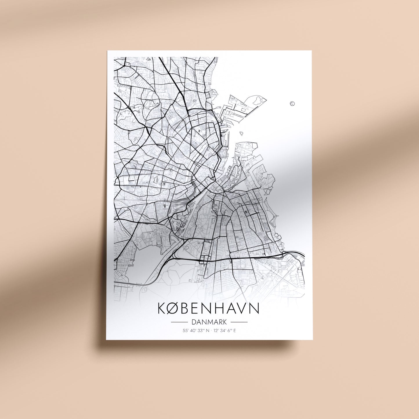 Copenhagen Map Poster