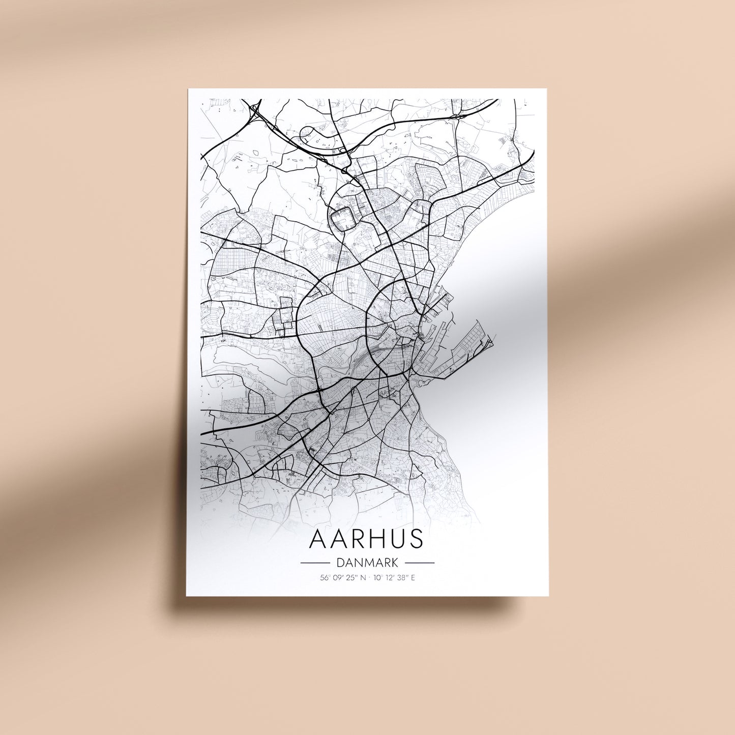 Aarhus Map Poster