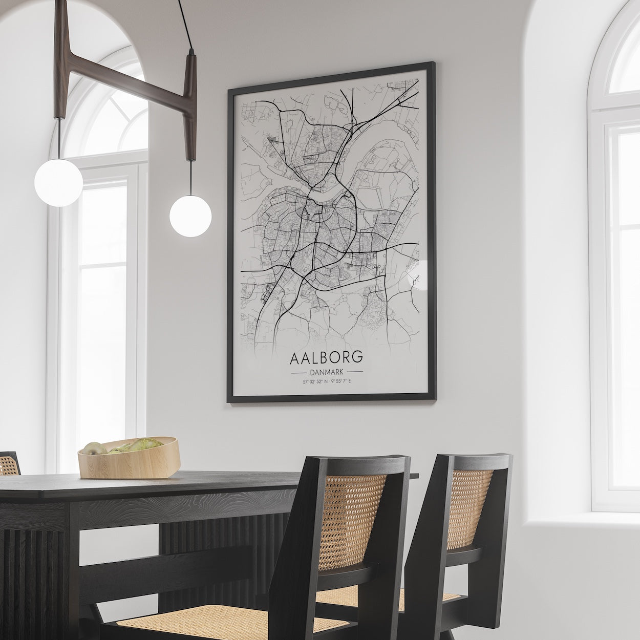 Aalborg Map poster