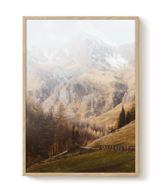 Autumn in the Alps poster