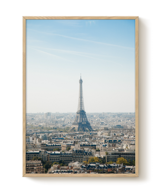 Paris cityscape poster